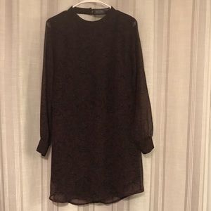 ASTR high neck Shift Dress